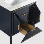 KubeBath Vetro KV8836BLUE Vanity With Quartz Counter Top - Image 5
