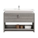 KubeBath Levi L1200HGASH Modern Bathroom Vanity