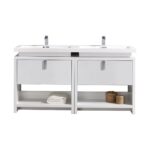KubeBath Levi L1600GW Modern Bathroom Vanity