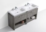 KubeBath Levi L1600HGASH Modern Bathroom Vanit - Image 6