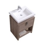 KubeBath Levi L600BTN Modern Bathroom Vanity