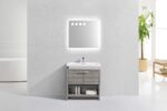 KubeBath Levi L800HGASH Modern Bathroom Vanity - Image 4