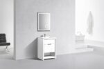 KubeBath Nudo NUDO24-GW Modern Bathroom Vanity - Image 3