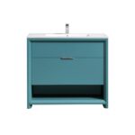 KubeBath Nudo NUDO36-TG Modern Bathroom Vanity
