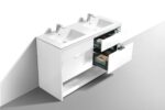 KubeBath Nudo NUDO60D-GW Double Sink Bathroom Vanity - Image 9