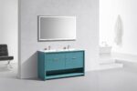 KubeBath Nudo NUDO60D-TG Double Sink Bathroom Vanity - Image 3