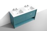 KubeBath Nudo NUDO60D-TG Double Sink Bathroom Vanity - Image 4