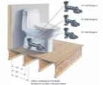 TOTO TSU10W.10 10" UNIFIT ROUGH IN FOR MS642/672 - Image 2