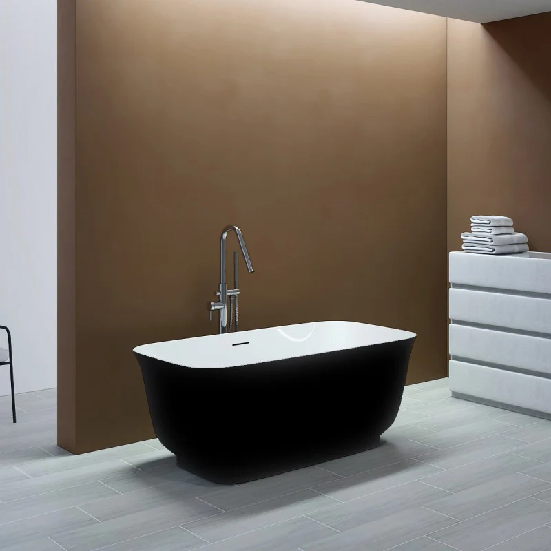 1 Bain Signature Milton 59-BK Freestanding Bathtub - Image 1