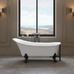 Bain Signature Diane 69 Freestanding Tub-Black Legs