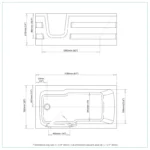 Bain Signature Nadine Left Bathtub - Image 10