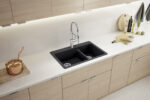 Blanco 403643 Liven 33 1¾ Low Divide SILGRANIT Anthracite Kitchen Sink - Image 2