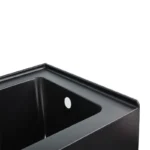 Bain Signature Elsa Matte Black Skirted Tub-Right - Image 6