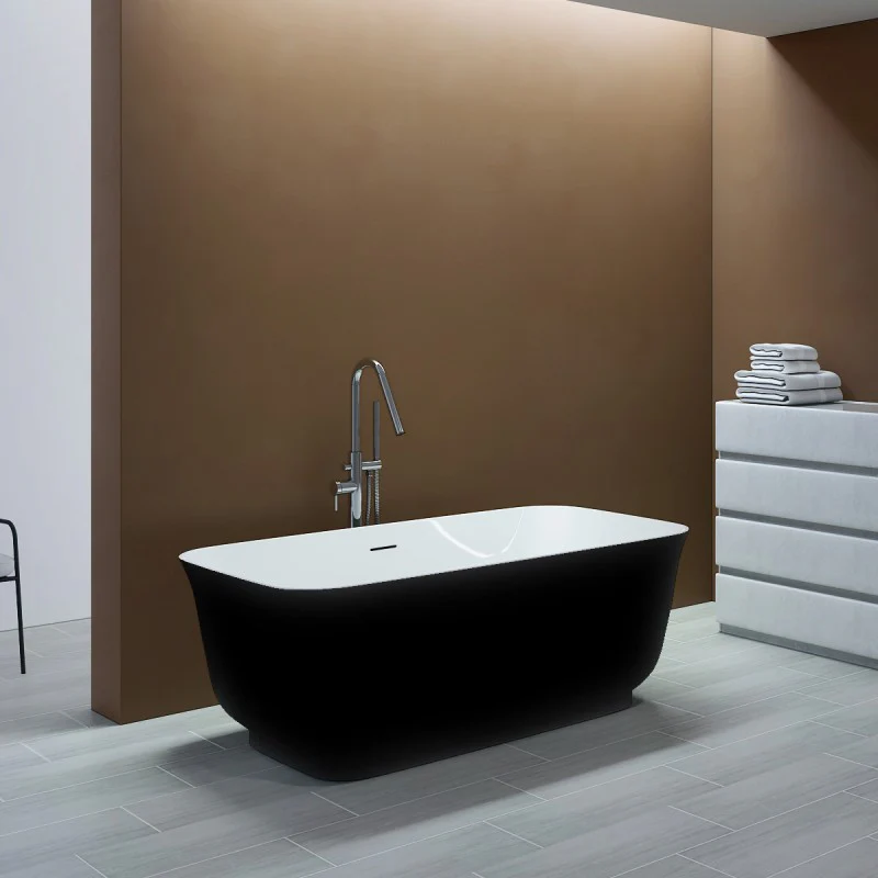 9 Bain Signature Milton 67-BK Freestanding Bathtub - Image 1