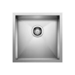 Blanco 401245 QUATRUS U Bar Stainless Steel Single Bowl Undermount Bar Sink