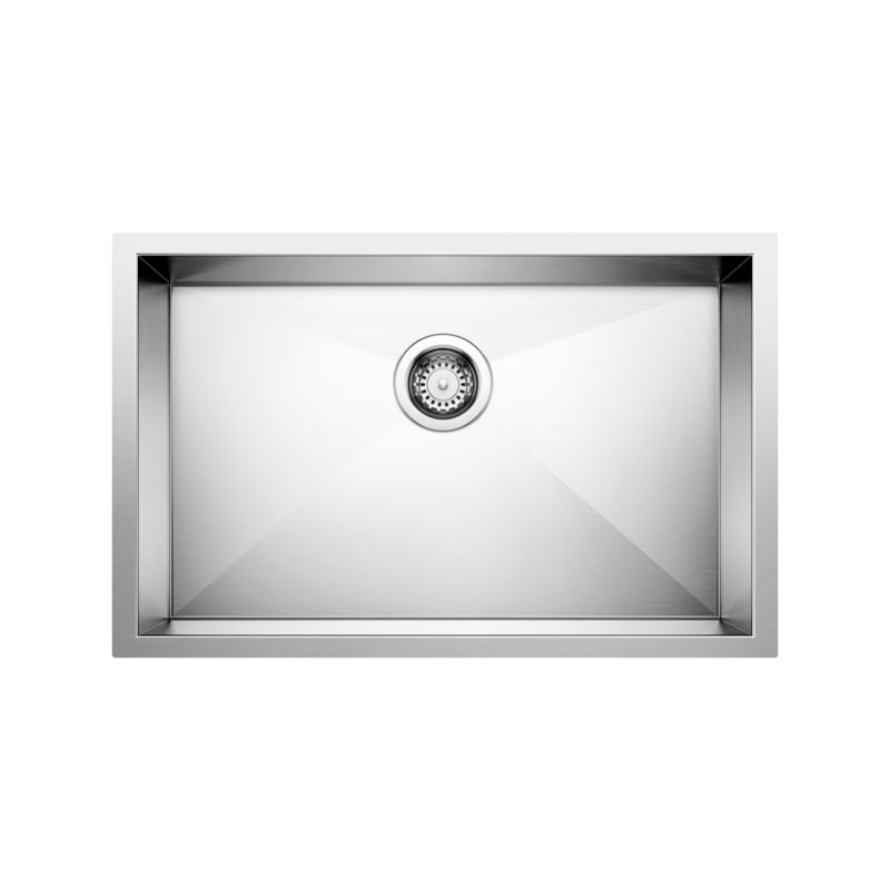 Untitled design (15) Blanco 402775 QUATRUS U 28 Large Stainless Steel Single Bowl Undermount Kitchen Sink - Image 1