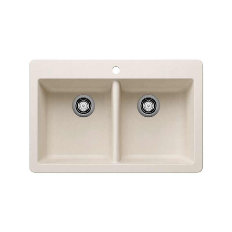 Untitled design - 2026-02-23T145917.587 Blanco 402868 Horizon 210 SILGRANIT Double Bowl Dual Mount Kitchen Sink - Image 1