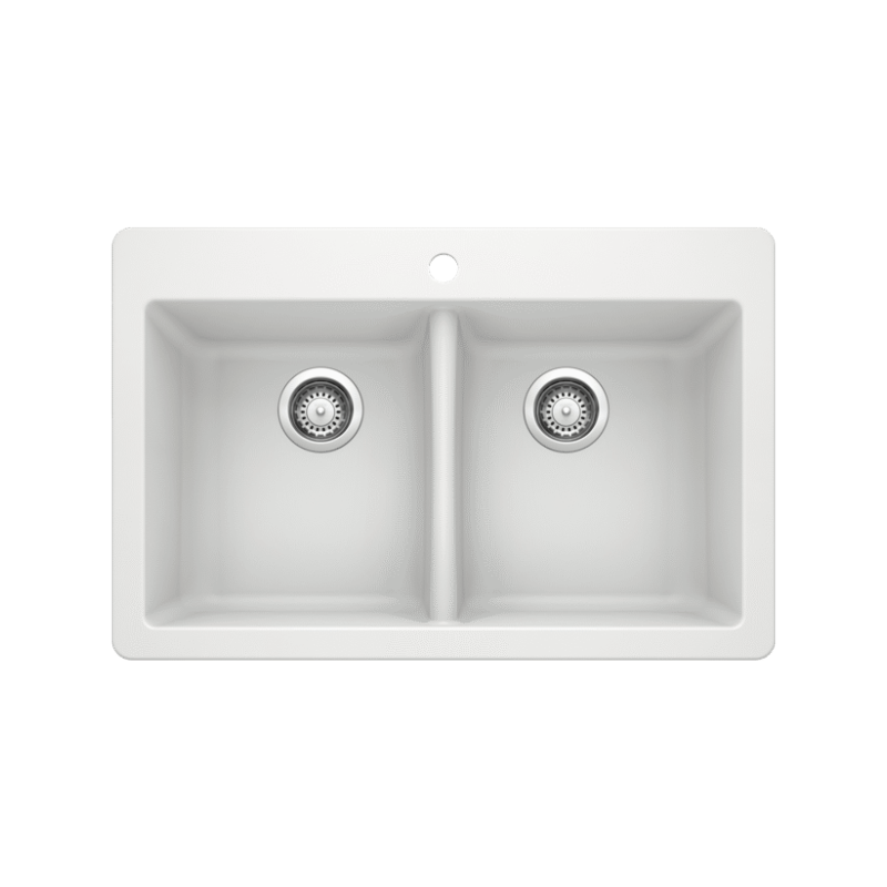Untitled design - 2026-02-23T150207.038 Blanco 400979 Horizon 210 SILGRANIT Double Bowl Dual Mount Kitchen Sink - Image 1