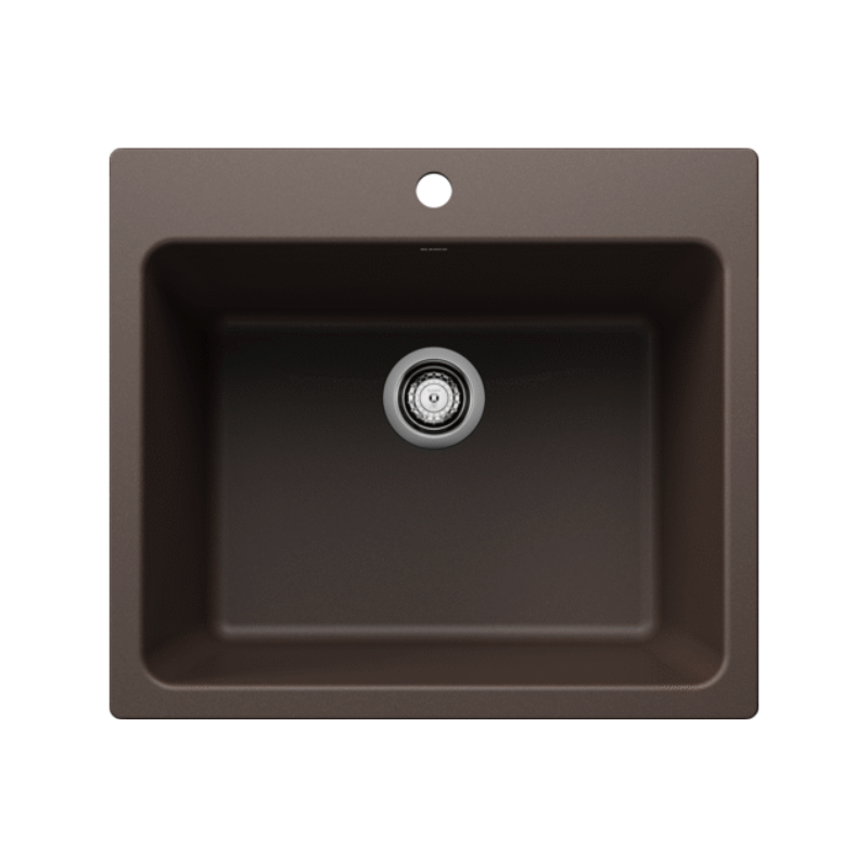 Untitled design (4) Blanco 401904 Liven Laundry SILGRANIT Single Bowl Dual-Mount Laundry Sink - Image 1