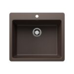 Blanco 403655 LIVEN 25 Single SILGRANIT Undermount/Drop-in Kitchen Sink