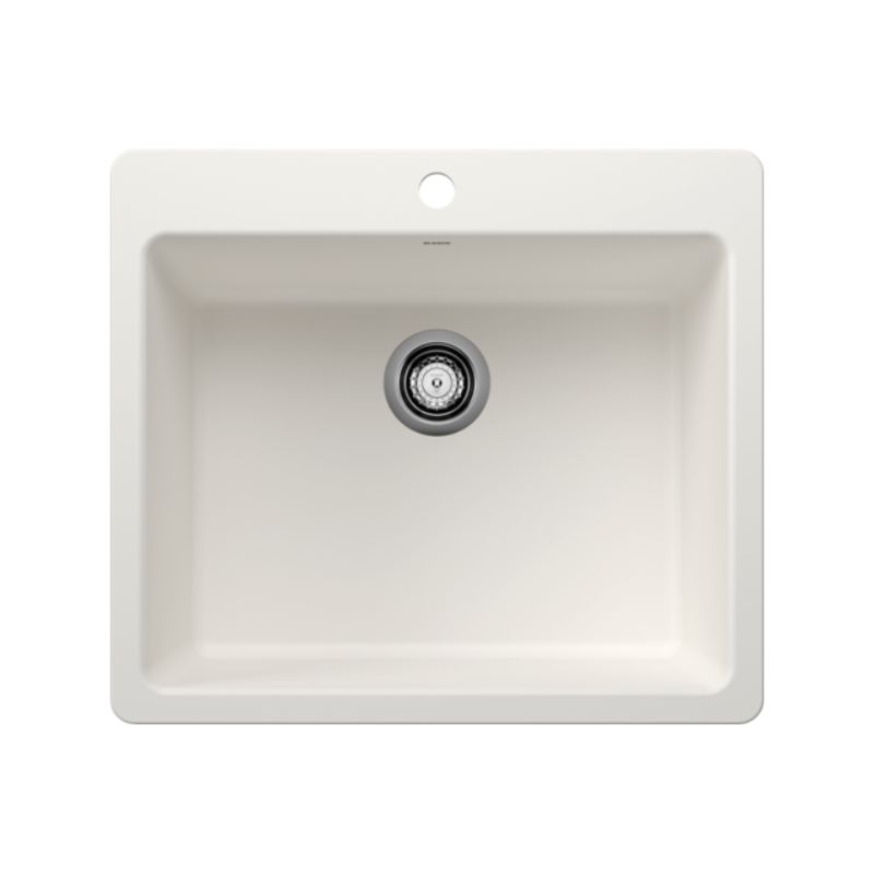 Untitled design (60) Blanco 403653 Liven 25 SILGRANIT White Dual‑Mount Kitchen Sink - Image 1