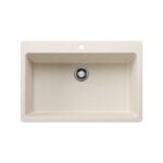 Blanco 403633 Liven 33 Super Single SILGRANIT Single Bowl Dual-Mount Kitchen Sink