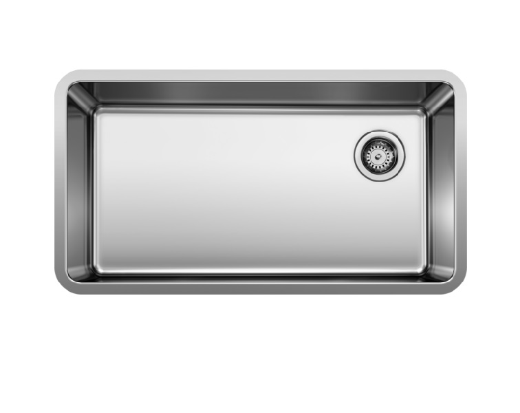 bl Blanco 402241 FORMERA U Super Single Stainless Steel Single Bowl Undermount Kitchen Sink - Image 1