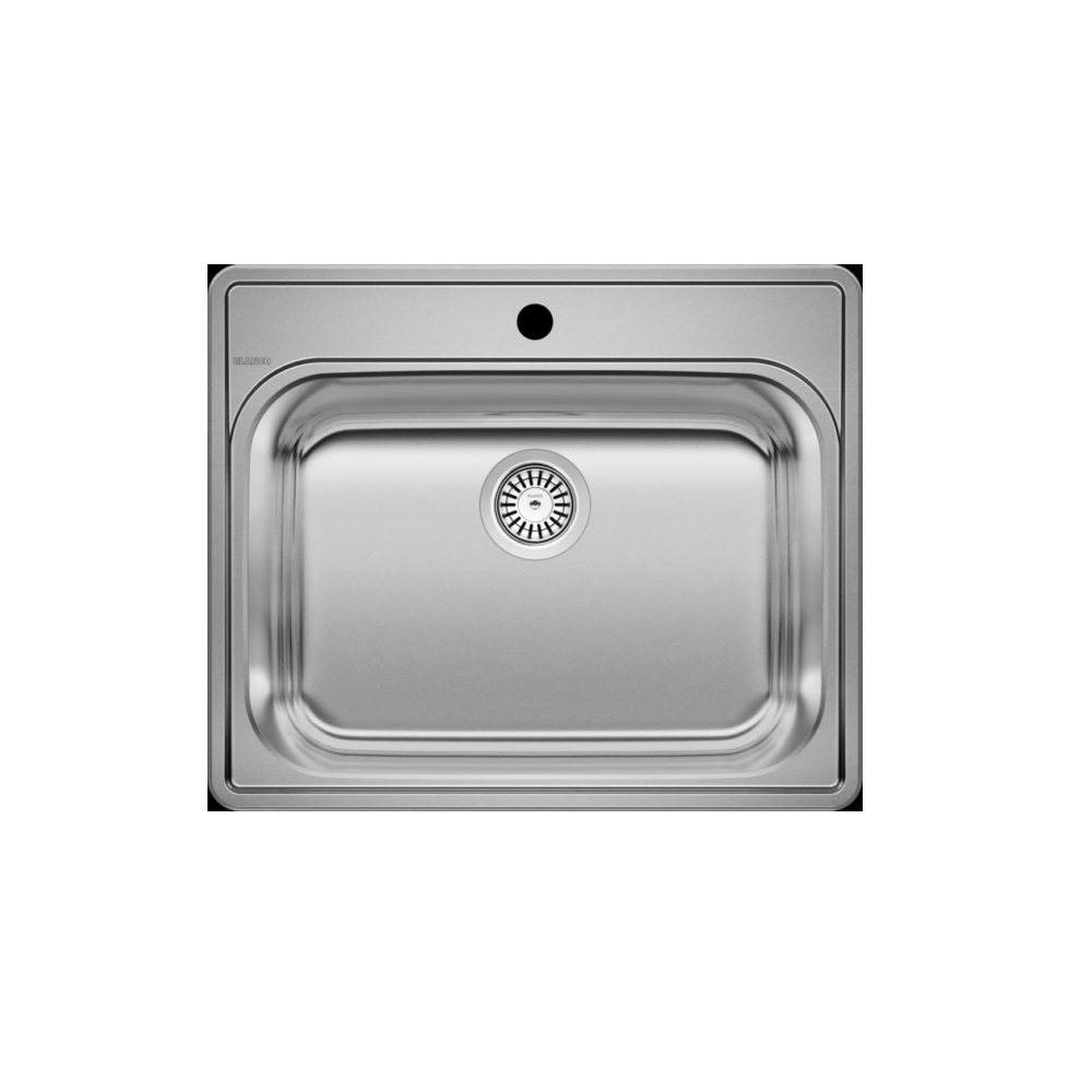 bl Blanco 401101 ESSENTIAL 1 Stainless Steel Single Bowl Drop-in Kitchen Sink - Image 1