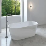 Bain Signature Annalise 60 White Marble Bathtub