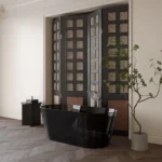 Bain Signature Arielle Transparent Black Bathtub