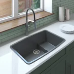 Bain Signature Clyde Granite Sink with Colander Grey