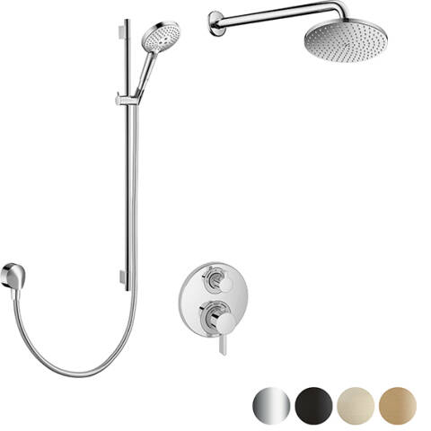 1 Hansgrohe SKH3 Raindance Thermostatic Shower Kit Round - Image 1