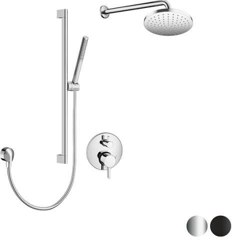 1 Hansgrohe SKH5 Pressure Balance Shower Kit Round - Image 1