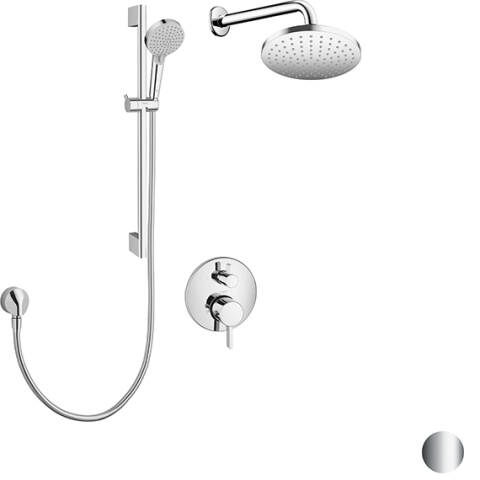 1 Hansgrohe Vernis SKH9 Thermostatic Shower Kit Round - Image 1