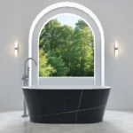Bain Signature Annalise 60 Black Marble Bathtub - Image 2