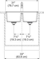 FRANKE Maris MAG6201414 Double Bowl Kitchen Sink - Image 3