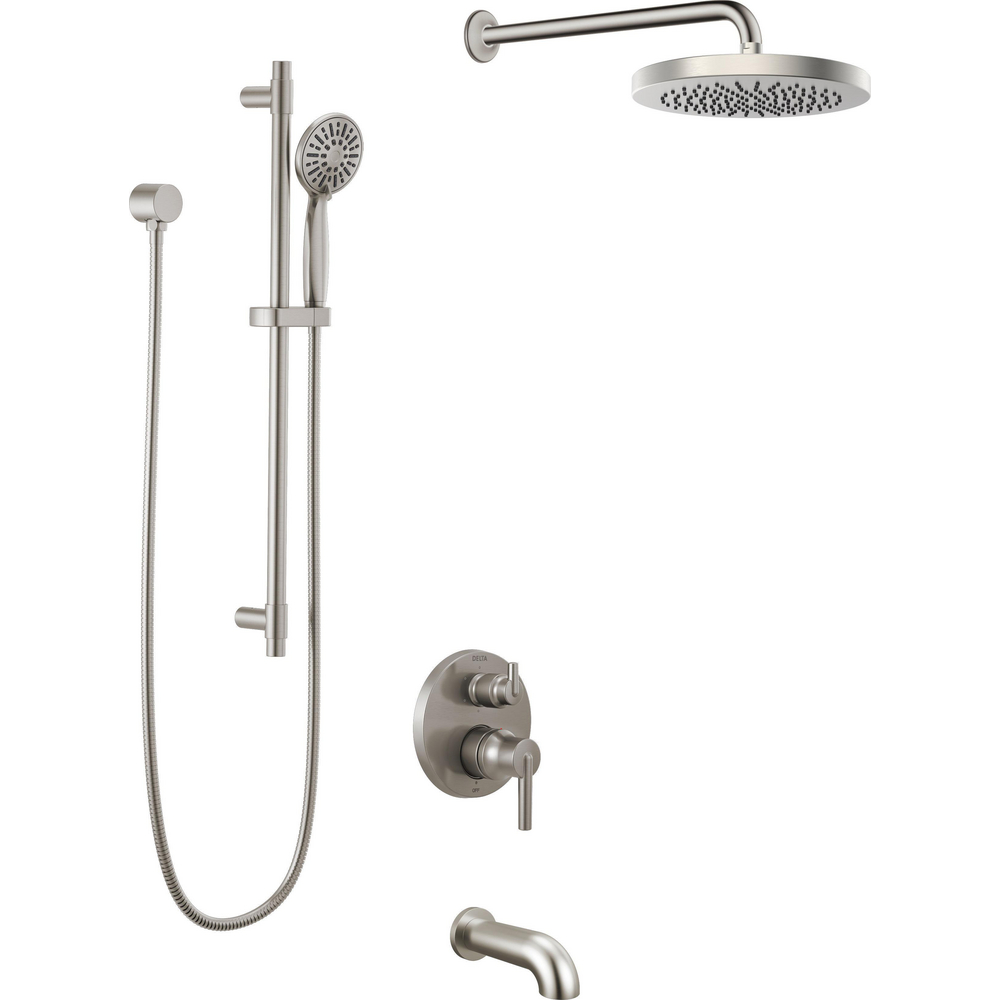 3 Delta SKD21 Pressure Balance Shower Kit with Spout - Image 1