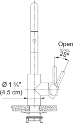 Franke Eos Neo EOS-PR Single Hole Pull Down Prep Faucet - Image 3