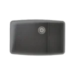 Bain Signature Clyde Granite Sink with Colander Grey - Image 6
