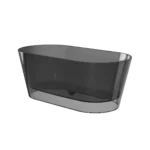 Bain Signature Arielle Transparent Black Bathtub - Image 6