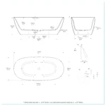 Bain Signature Balance Matte Black 67 Bathtub - Image 7