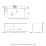 Bain Signature Ethan 59 Right Bathtub - Image 8