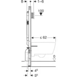 Duravit D-NEO + Geberit Alpha WALL-HUNG Toilet Complete package - Image 9