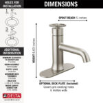 Delta TRINSIC Single Handle Bathroom Faucet - Image 7