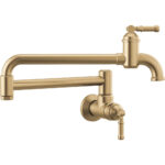 DELTA® 1190LFL-CZ Broderick™ Pot Filler (Champagne Bronze)