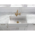 DELTA® 2390L-CZ-DST Broderick™ Pulldown Bridge Kitchen Faucet (Champagne Bronze) - Image 4