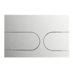 Toto YT970#SS- TOTO Dual Flush Round Push Button Plate for Select DuoFit In-Wall Tank Unit Stainless Steel