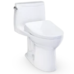 Toto Ultramax® MW6084726CEFG#01 + S7 WASHLET® One-Piece Toilet - 1.28 GPF