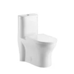 Neptune Florence 4.1/6L Dual Flush Elongated One-Piece Toilet in White - Image 2