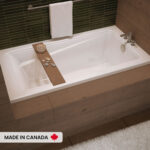 MAAX Exhibit 6032 IF 105514 Acrylic Alcove Right-Hand Drain Bathtub - Image 4